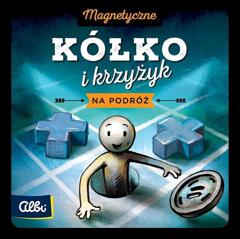 Magnetyczna gra na podróż Kółko i krzyżyk
