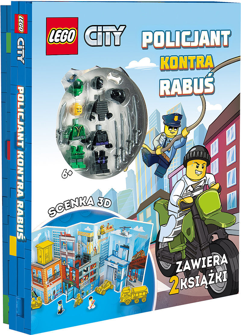 Lego city policjant kontra rabuś z lmbs-1