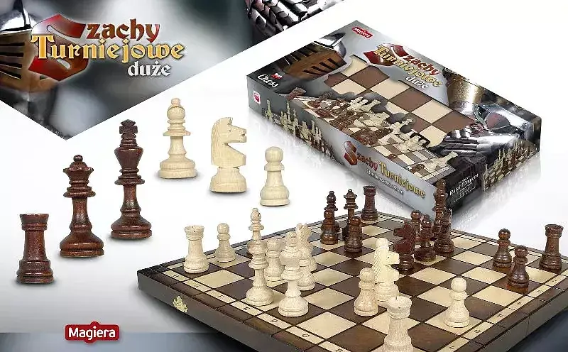 Gra szachy turniej duże