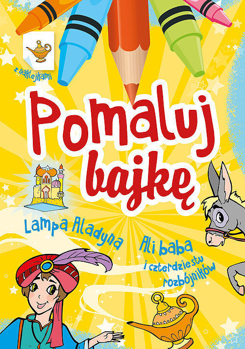 Pomaluj Bajkę Lampa Aladyna Ali Baba i czterdziestu rozbójników