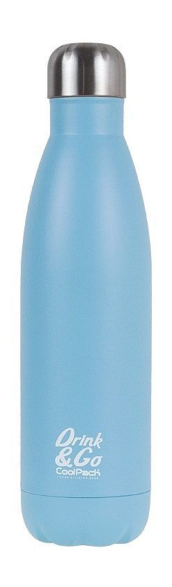 Bidon termiczny metalowy coolpack pastel niebieski