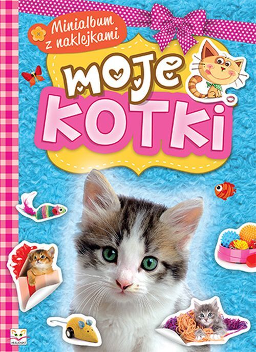 Minialbum z naklejkami. Moje kotki