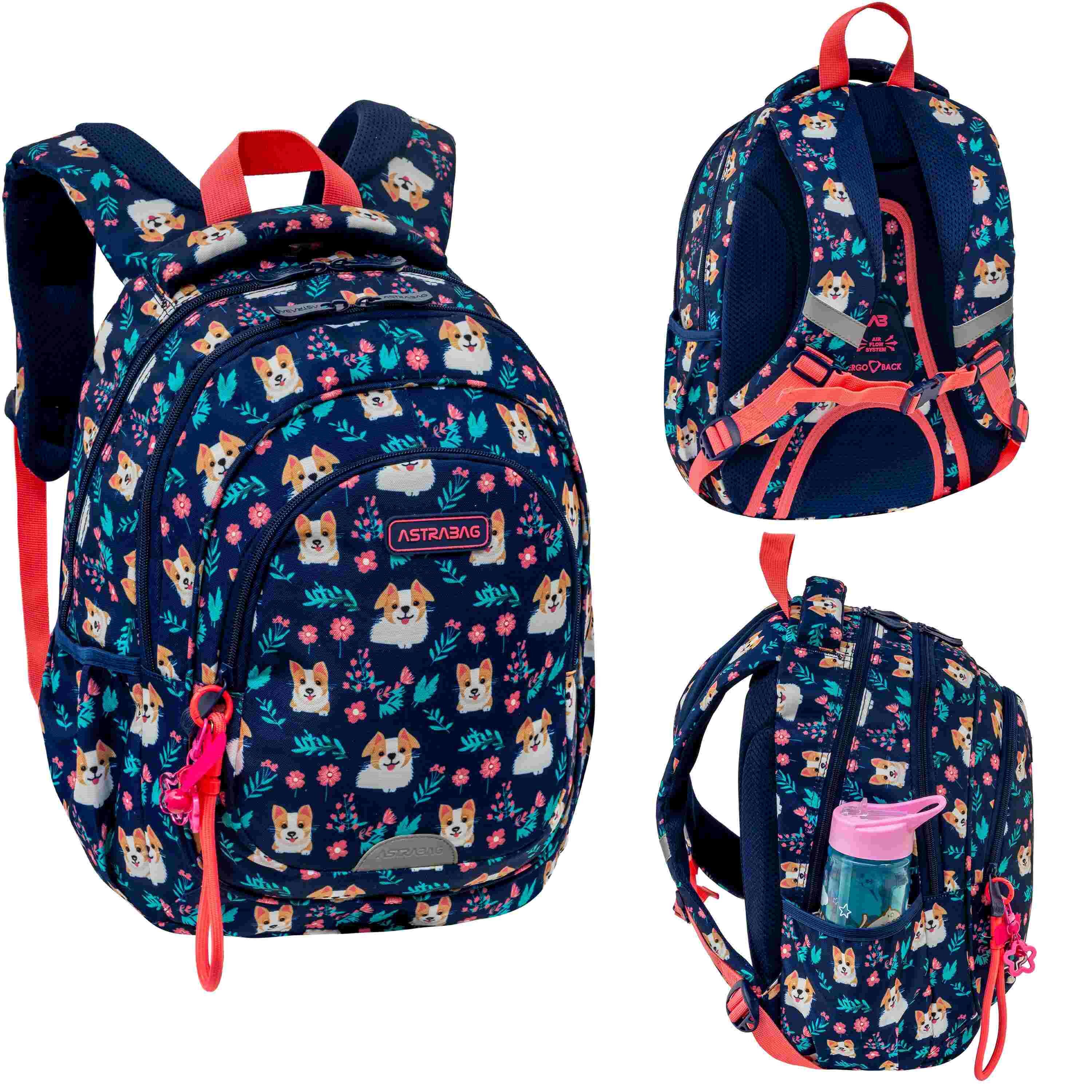 Plecak 3-komorowy Astrabag Dear Puppy