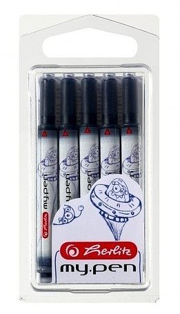 Naboje atramentowe my. pen niebieskie 5 szt.