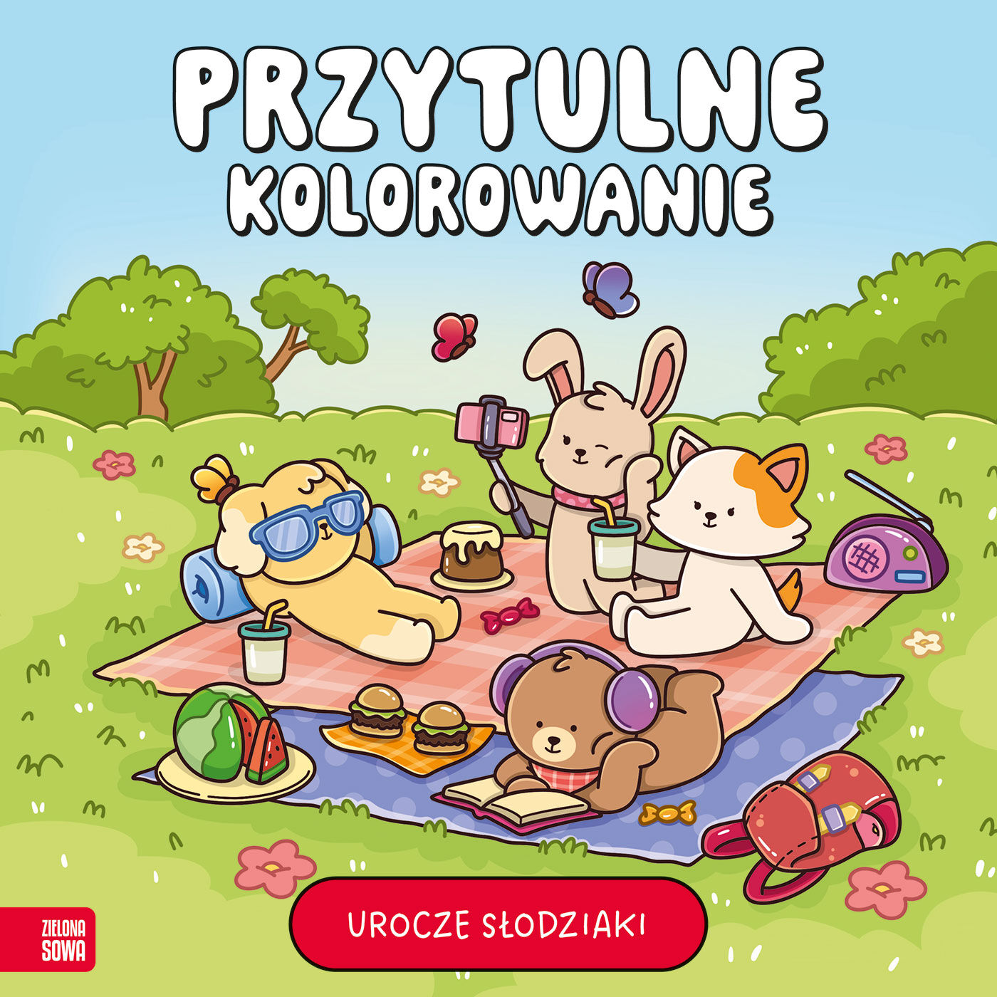 Przytulne kolorowanie. Urocze słodziaki
