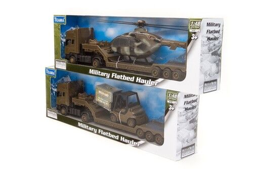Teama Military Tir + Helikopter Scania 1:48 mix