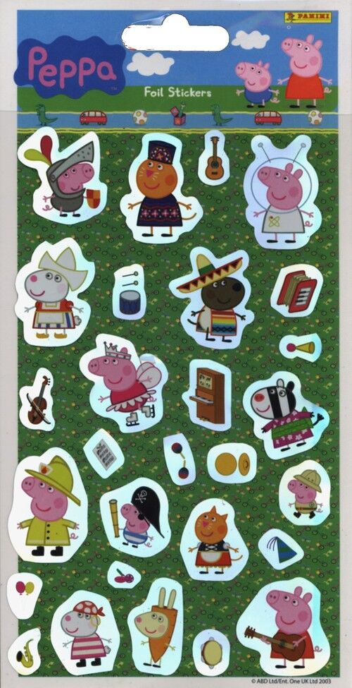 Naklejki Świnka Peppa foil Stickers