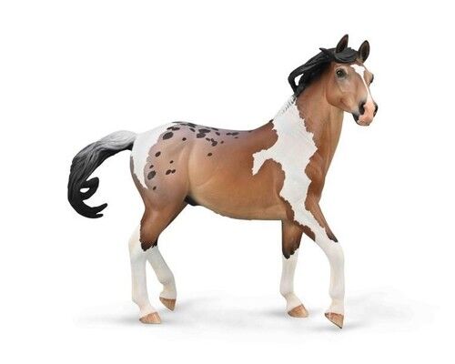 Mustang Stallion Bay Pintoloosa Deluxe 1:12