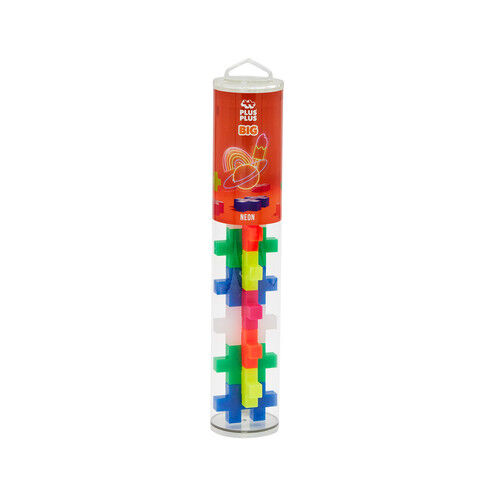 Plus-Plus Big Tuba Neonowa - 15 Elementów