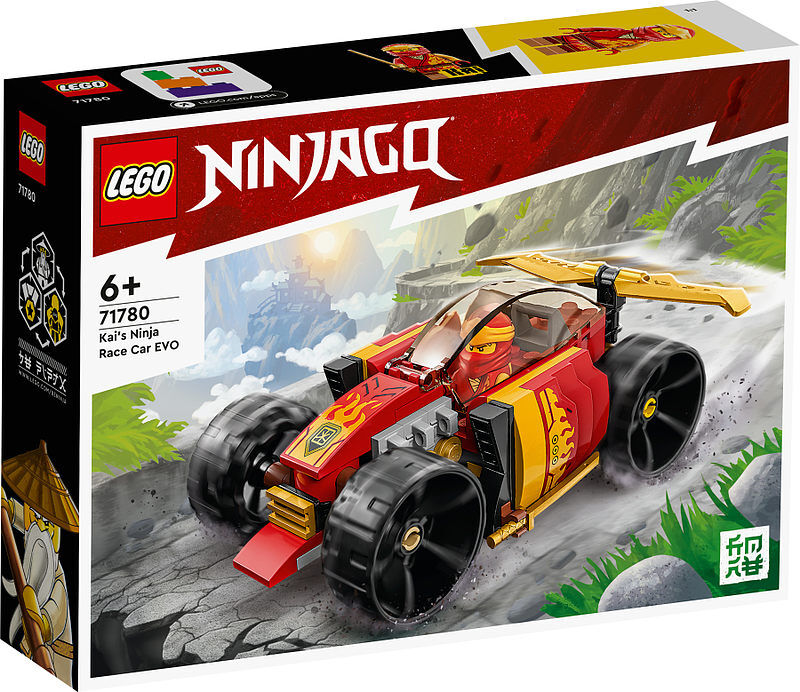 Lego ninjago samochód wyścigowy ninja kaia evo 71780