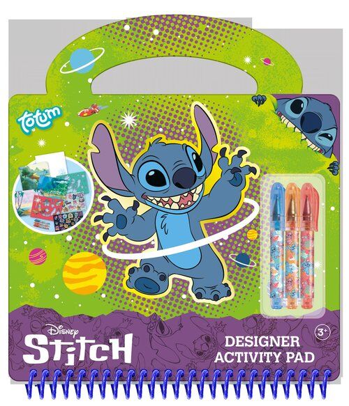 Disnay Zestaw kreatywny do rysowania Disney Stitch Stich szablony naklejki