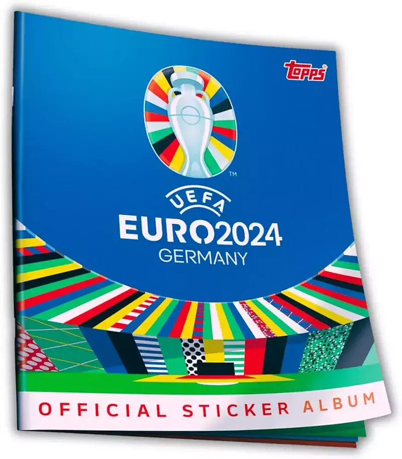 Euro 2024 topps stickers album kolekcjonerski