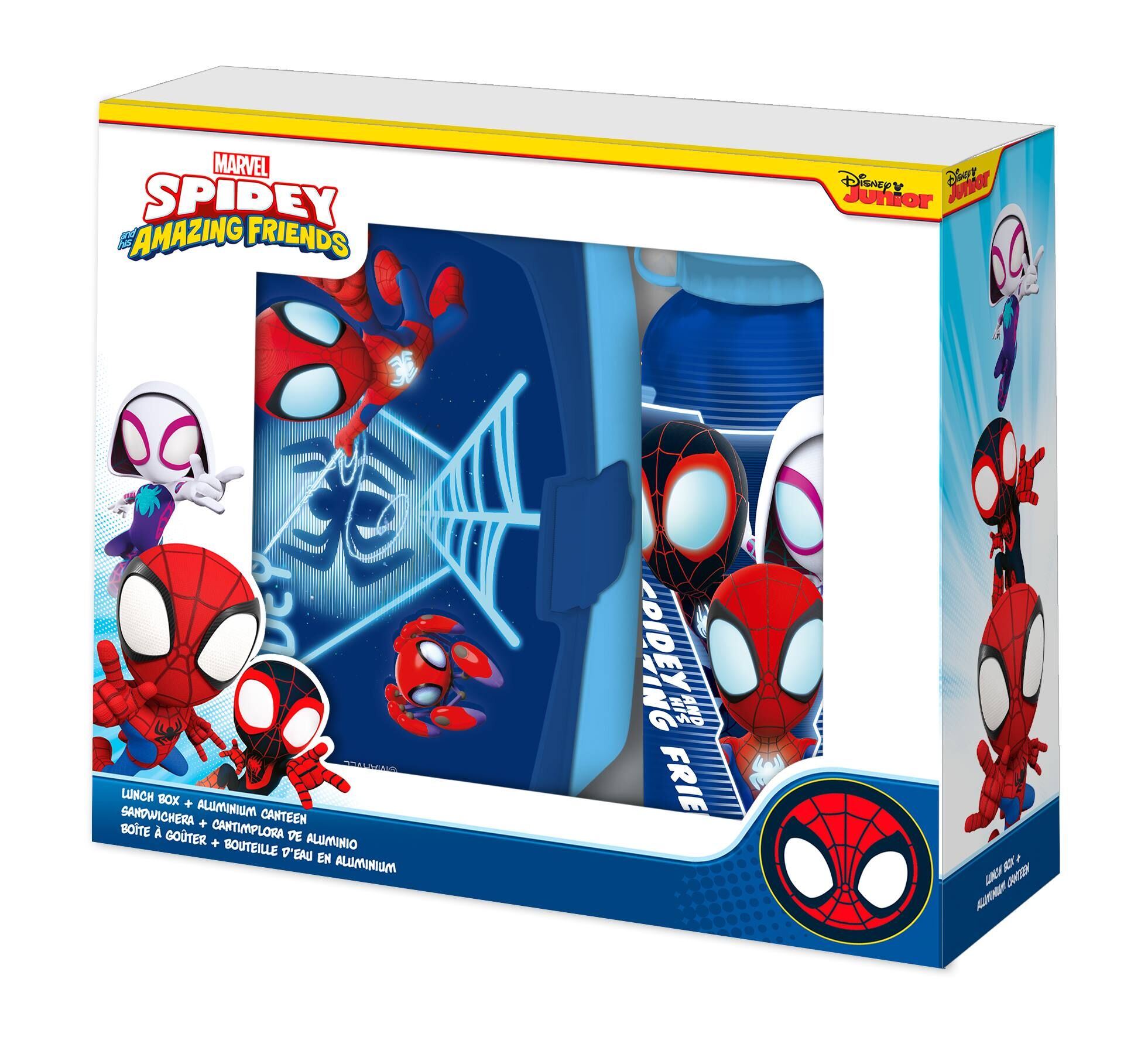 Zestaw śniadaniówka + bidon 500ml Spidey SP50102
