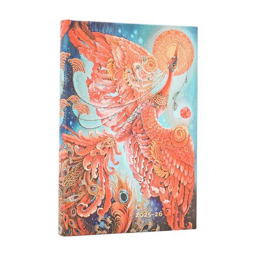 Kalendarz Paperblanks 2025/2026 Firebird, Birds of Happiness Mini