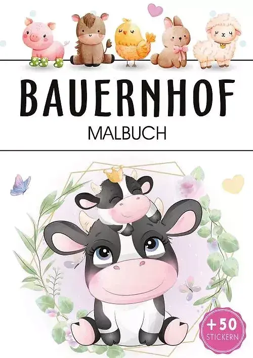 Bauernhof. Malbuch