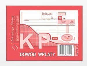 Dowód wpłaty KP 401-5
