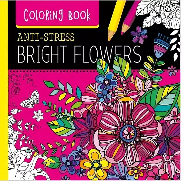Kolorowanka antystresowa 250x250 36 stron tw bright flowers