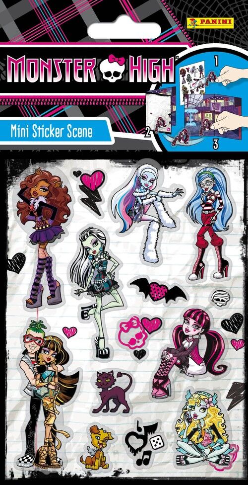 Naklejki Monster High Scene Mini