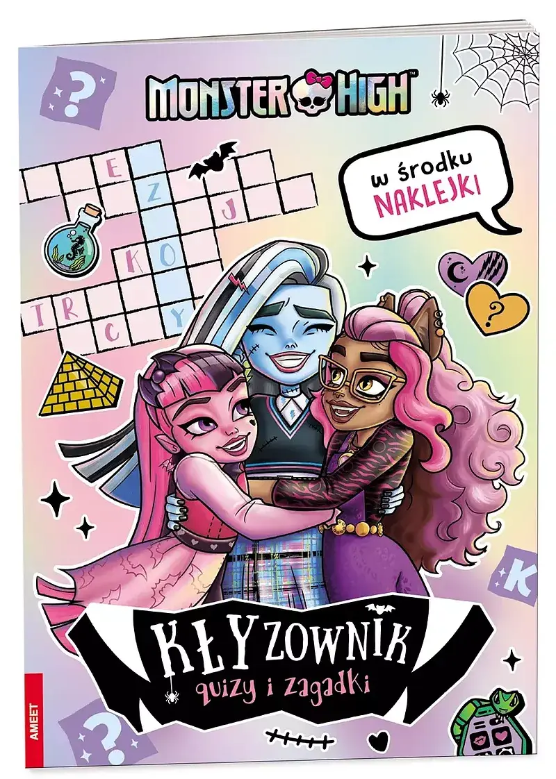 Mattel monster high kłyzownik quizy i zagadki qui-1501