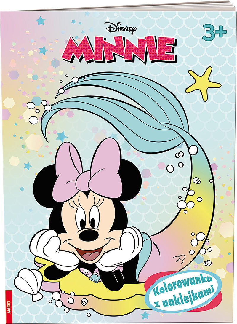 Minnie kolorowanka z naklejkami na-9123