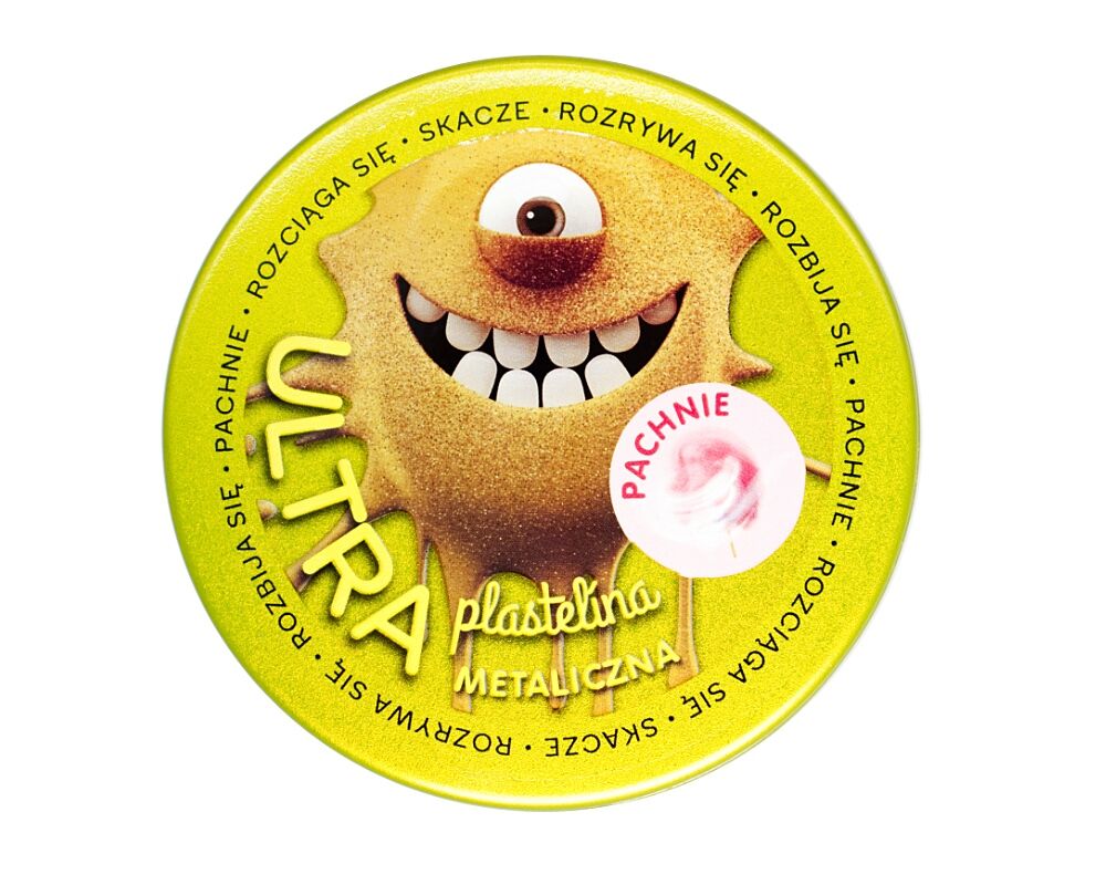Ultraplastelina pachnąca złota metaliczna+zapach waty cukrowej EP04328