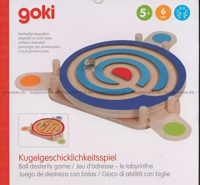 Gra zręcznościowa labirynt z kulkami goki
