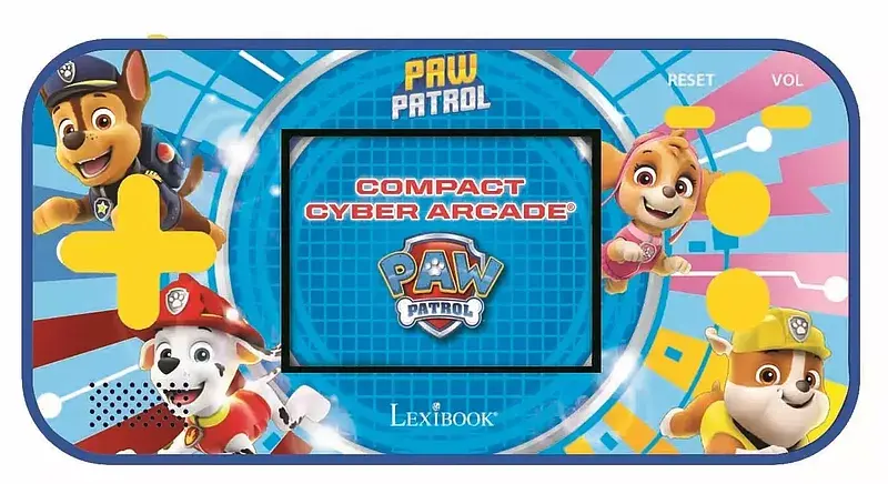 Konsola podręczna compact cyber arcade®  psi patrol - ekran 2,5'' 150 gier w tym 10 z psim patrolem jl2367pa