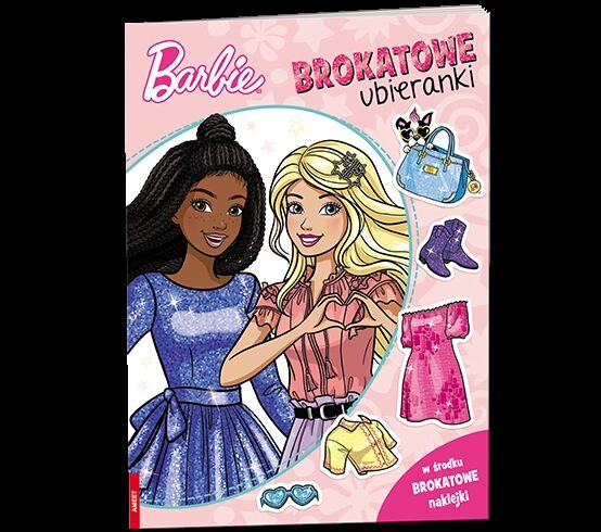 Mattel Barbie Brokatowe ubieranki SDLB-1106