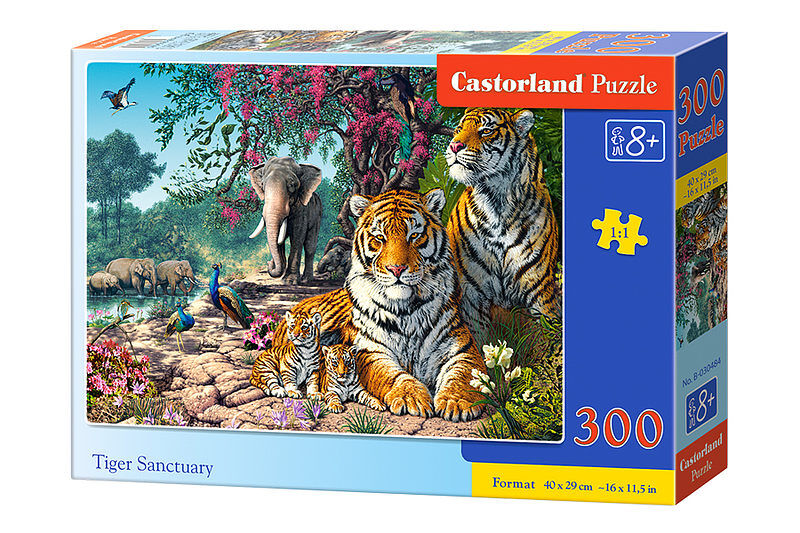 Puzzle 300 sanktuarium tygrysów b-030484
