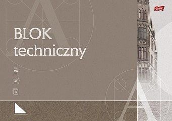 Blok techniczny a3 10k białe kartki unipap pakiet 10 sztuk