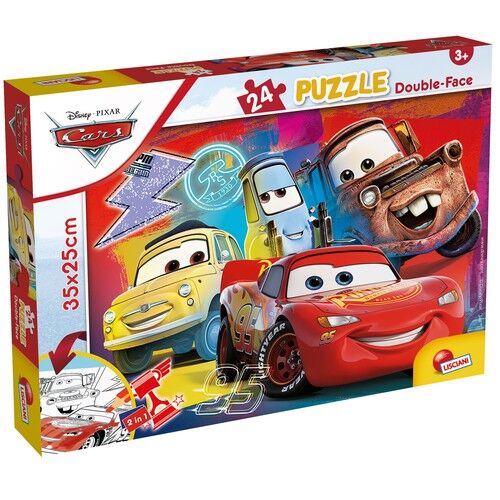Puzzle Double-Face Auta 24