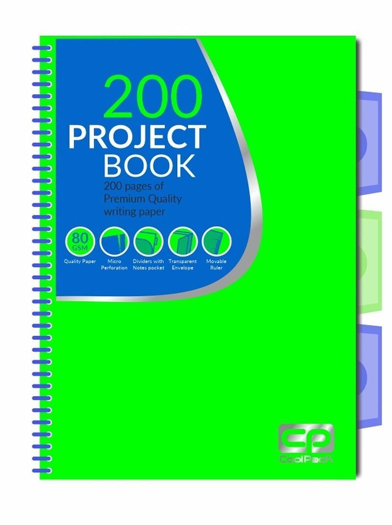 Kołobrulion a5 coolpack neon zielony new