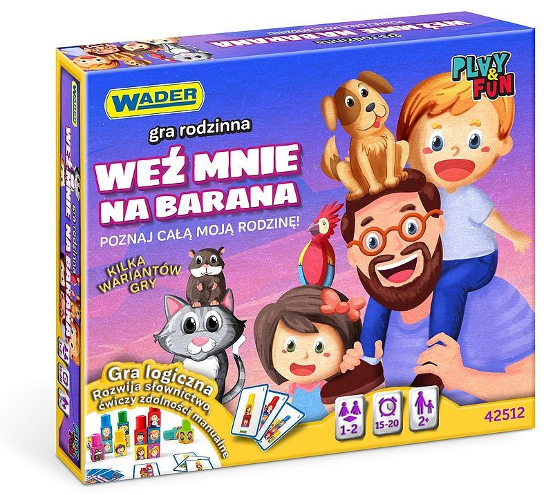 Gra weź mnie na barana! play&fun 42512