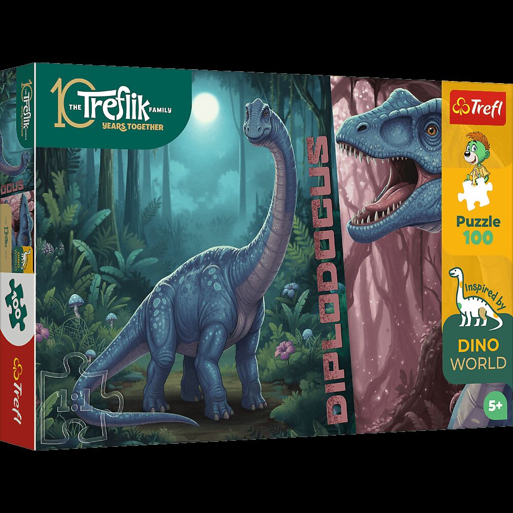 Puzzle 100 Inspired By Dino World Rodzina Treflików wzór 2 16579