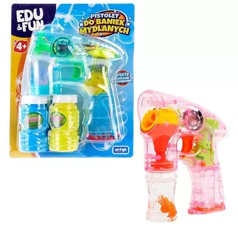 Pistolet do robienia baniek mydlanych sportox kids 1 szt. Mix