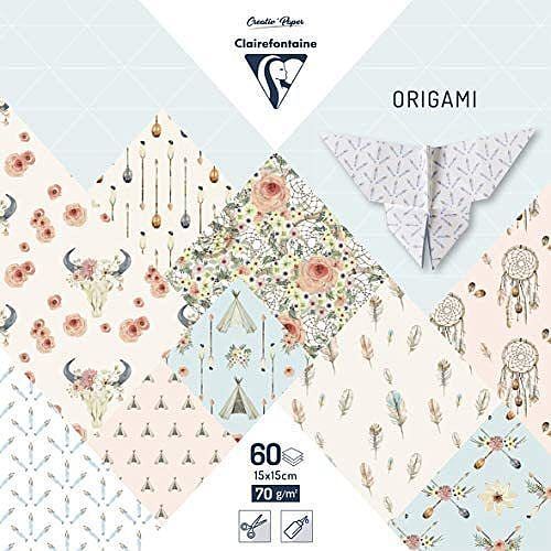 Papier origami 15x15 cm boheme chic 60 arkuszy