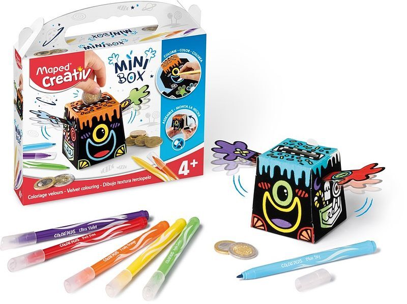 Mini box kolorowa skarbonka creativ