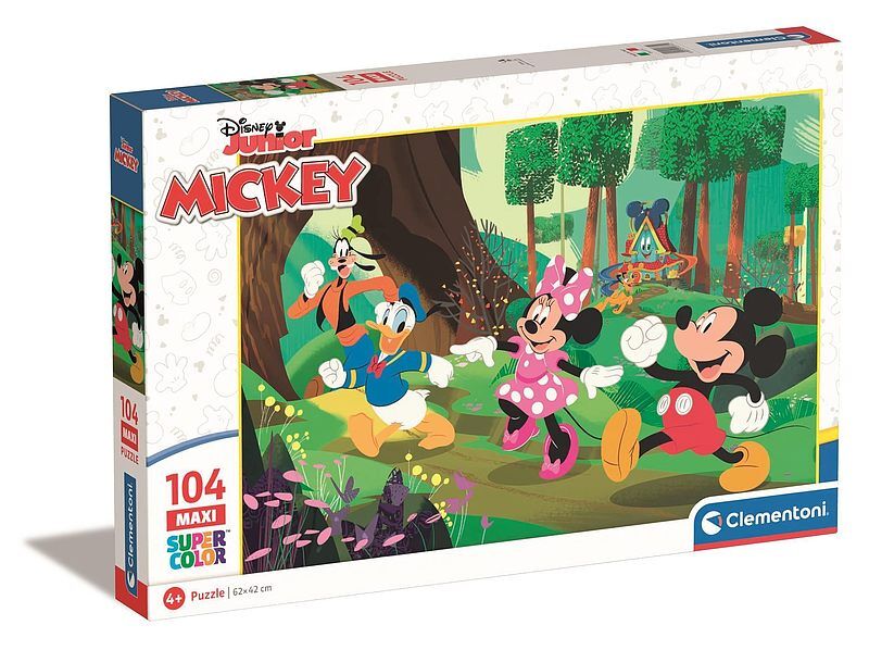 Puzzle 104 maxi super kolor mickey and friends 23772