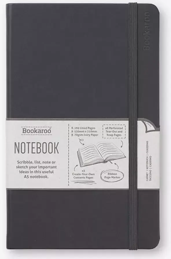 Notatnik a5 bookaroo journal czarny