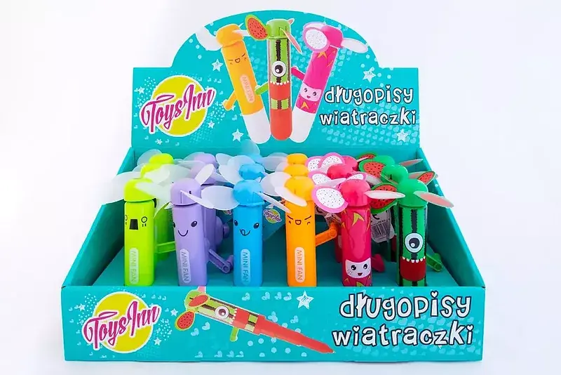 Długopis Wiatraczek - mix wzorów