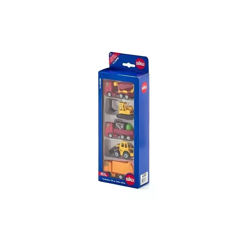 Gift set - zestaw aut budowlanych siku super s6283