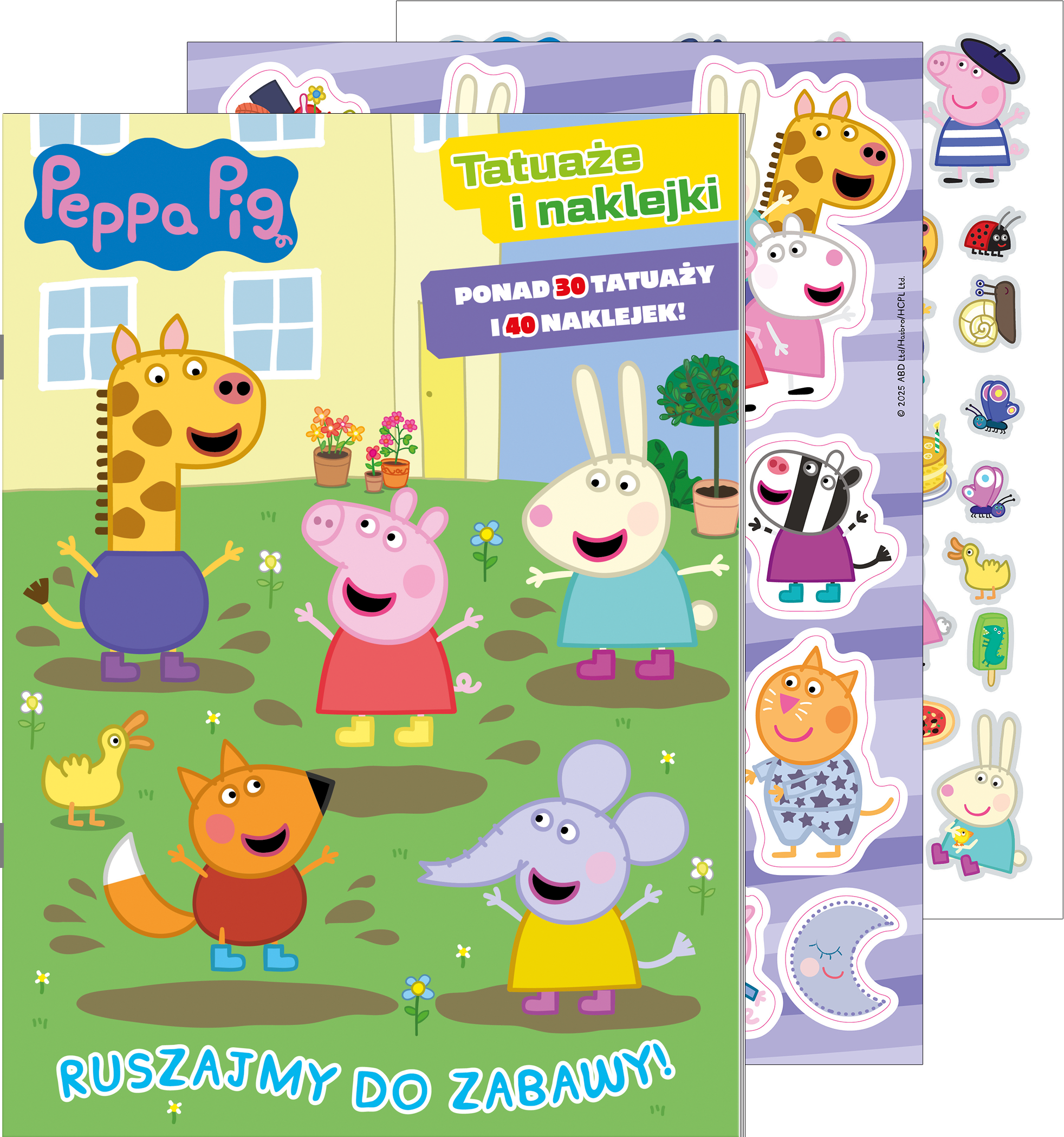 Peppa Pig. Tatuaże i naklejki