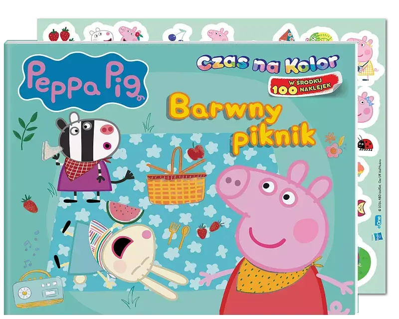 Peppa Pig. Czas na kolor. Barwny piknik
