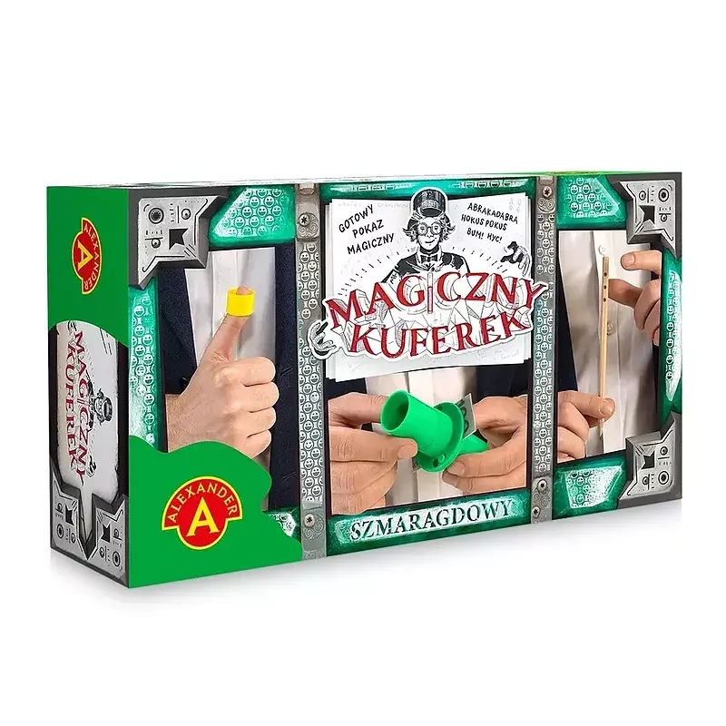 Magiczne sztuczki Magiczny kuferek szmaragdowy