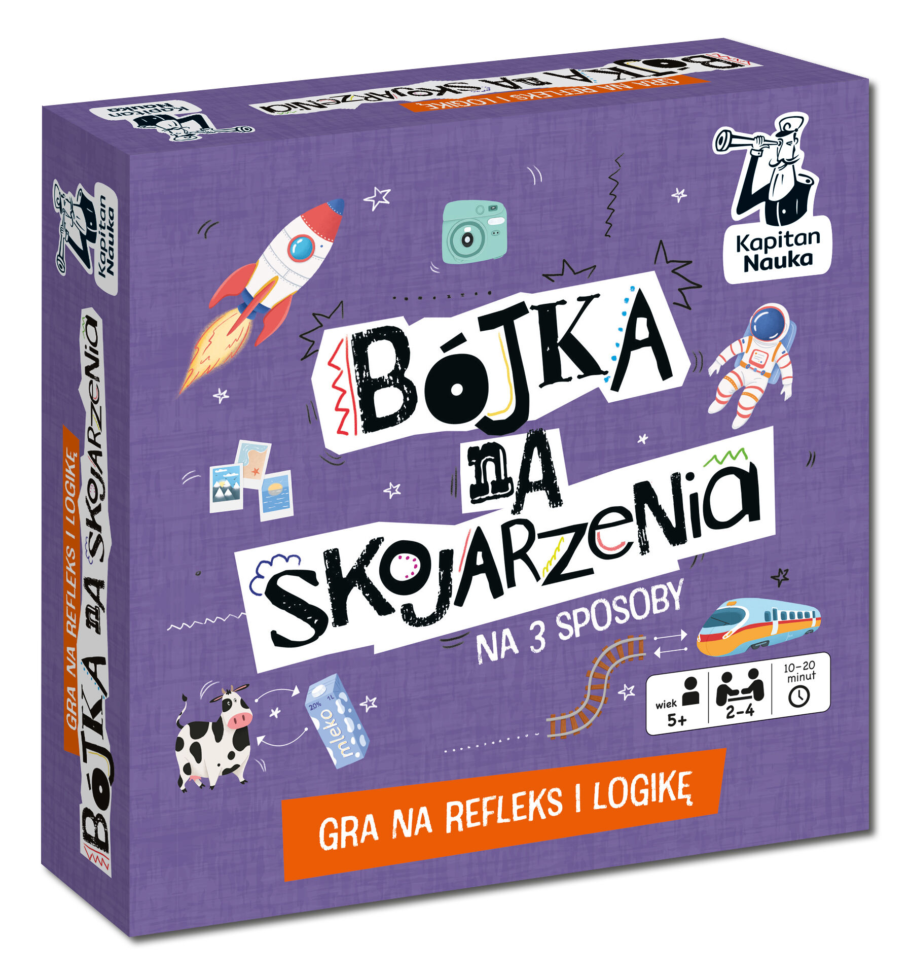 Bójka na skojarzenia. Gra na refleks i logikę. Kapitan Nauka