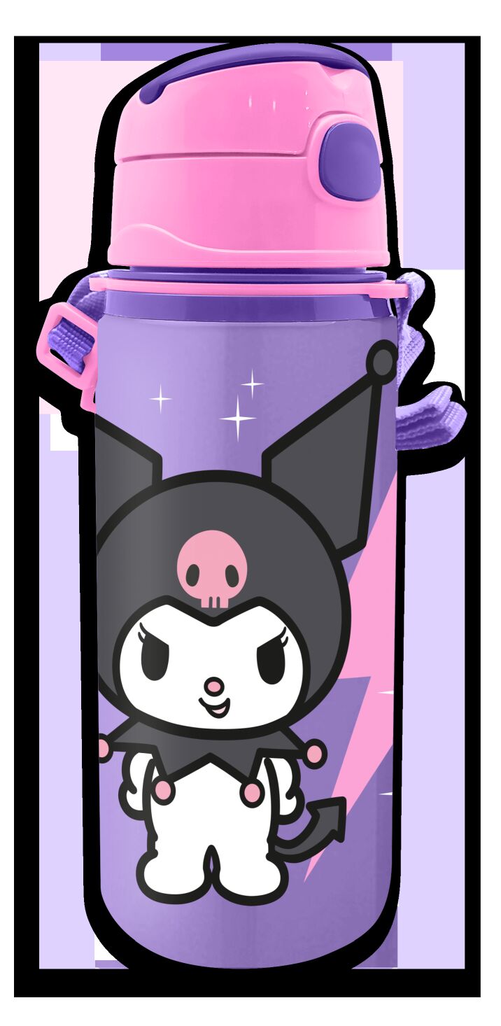 Bidon aluminiowy 600 ml Kuromi KU00031