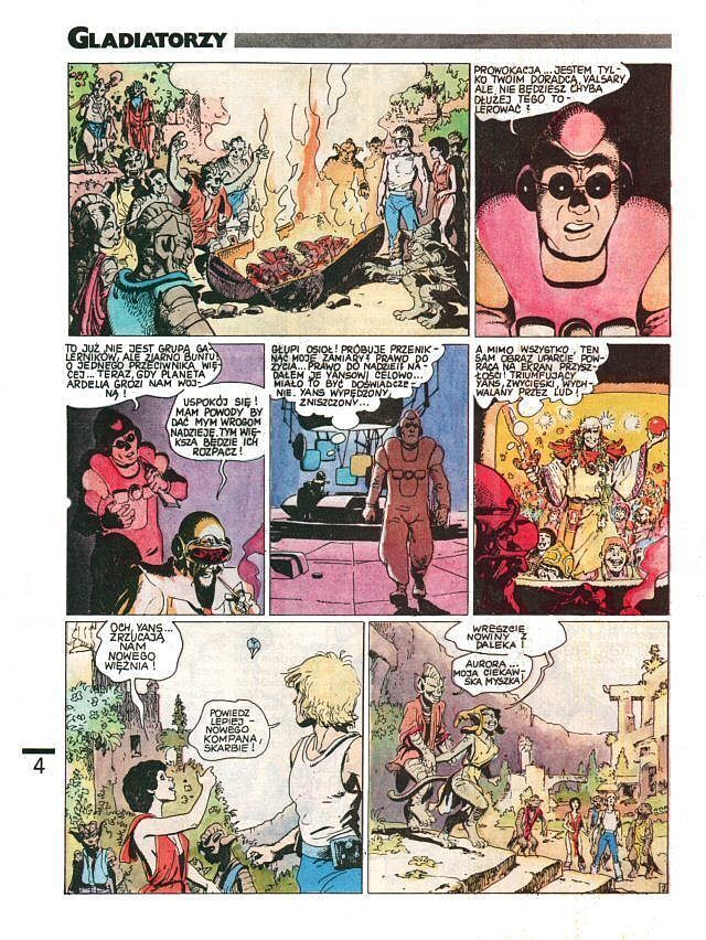 Komiks-Fantastyka - 6 - (1/1989) Yans: Gladiatorzy