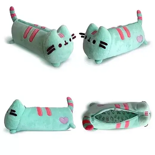 Piórnik saszetka pluszowa pusheen mint