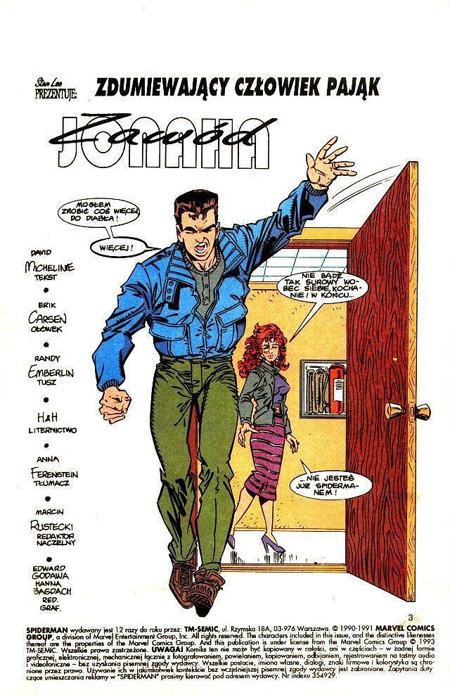 Spider-Man (TM-Semic) - 34 - (4/1993) Zawód Jonaha / Ogród wojny