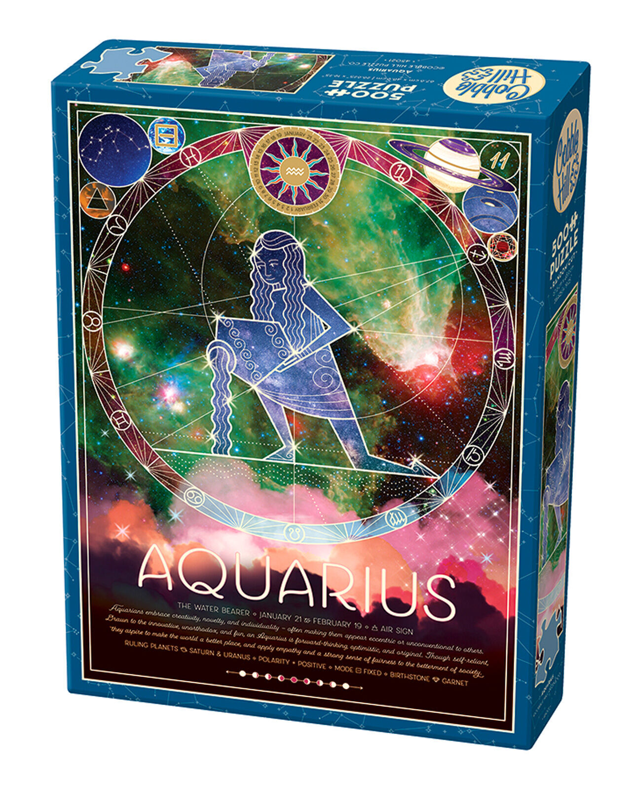 Puzzle 500 Znaki zodiaku Wodnik 112280